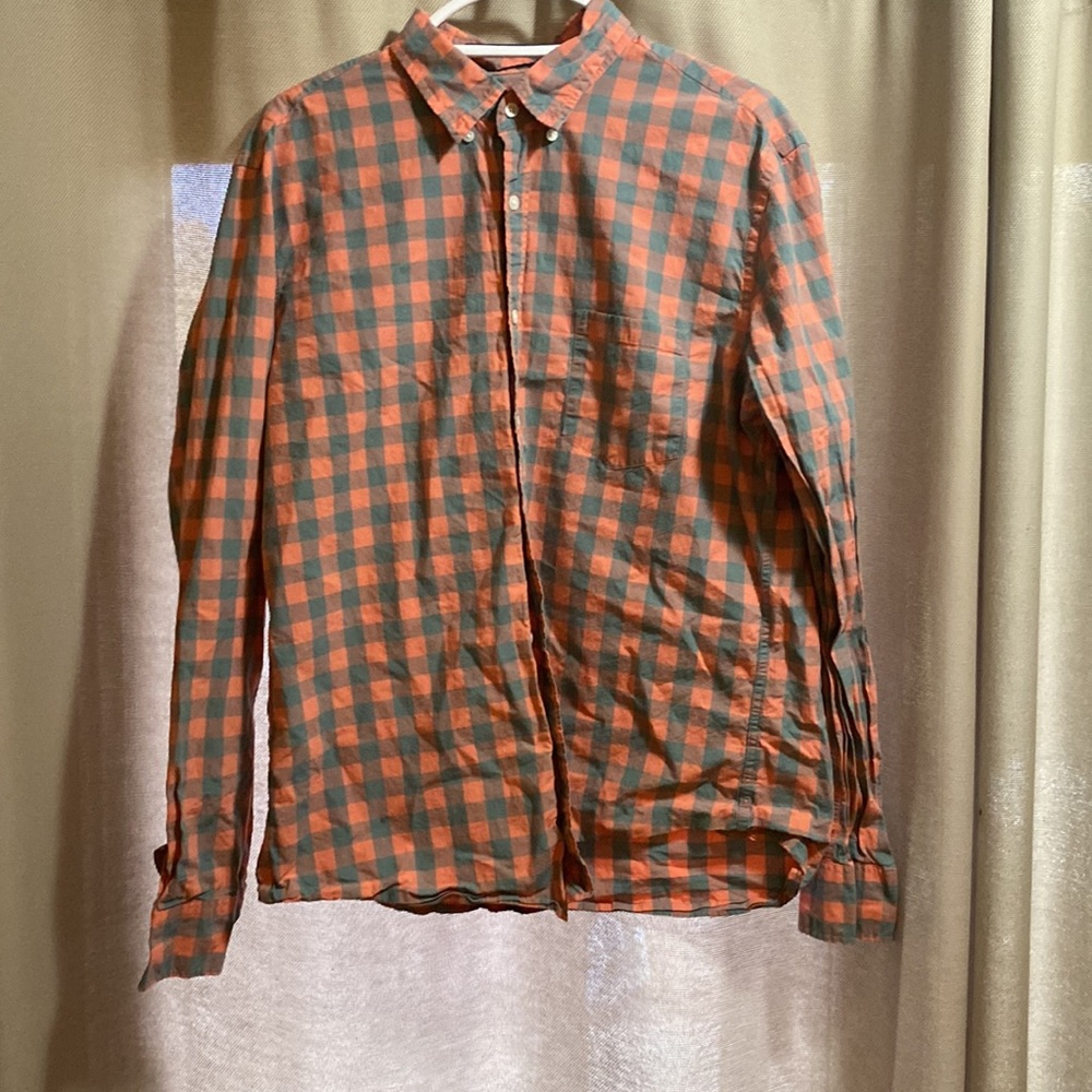 Mens XL J.Crew Slim Fit Dress Shirt